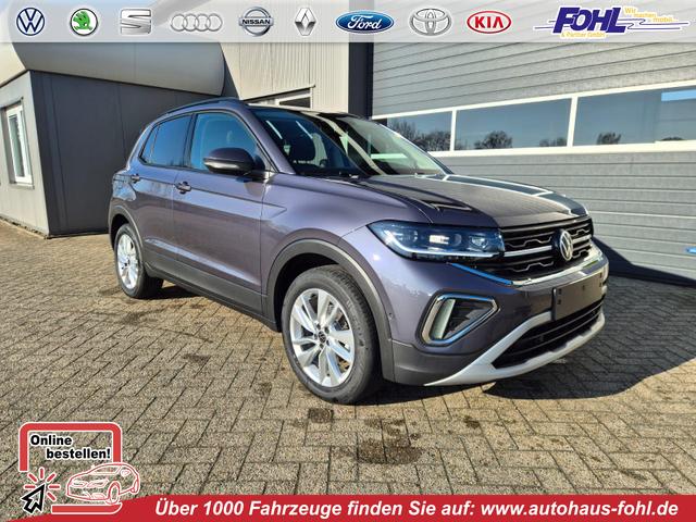 Volkswagen T-Cross - 1.0 TSI 116PS DSG Life LED-Matrix-Scheinwerfer ACC Klimaautomatik Sitzheizung PDC v+h 17-LM abged.Scheiben 2xKeyless DAB+ Bluetooth Touchscreen Apple CarPlay Android Auto