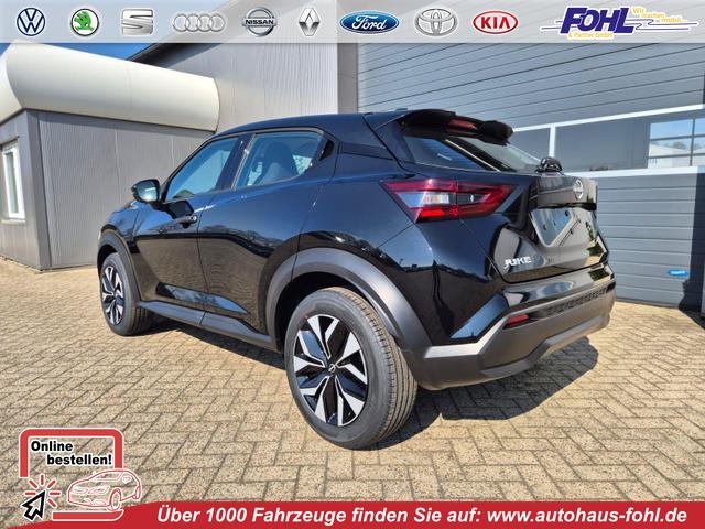 Nissan Juke - 1.0 DIG-T 114PS Acenta Klimaautomatik Sitzheizung R&uuml;ckf.Kamera Bluetooth Touchscreen wireless Apple CarPlay Android Auto