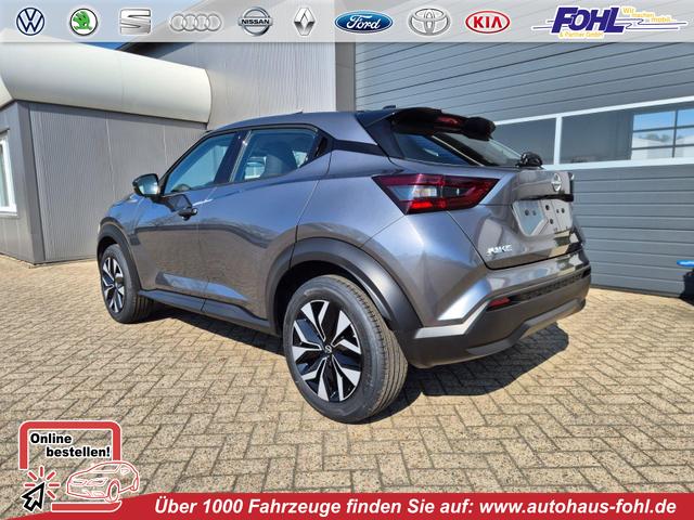 Nissan Juke - 1.0 DIG-T 114PS Acenta Klimaautomatik Sitzheizung R&uuml;ckf.Kamera Bluetooth Touchscreen wireless Apple CarPlay Android Auto