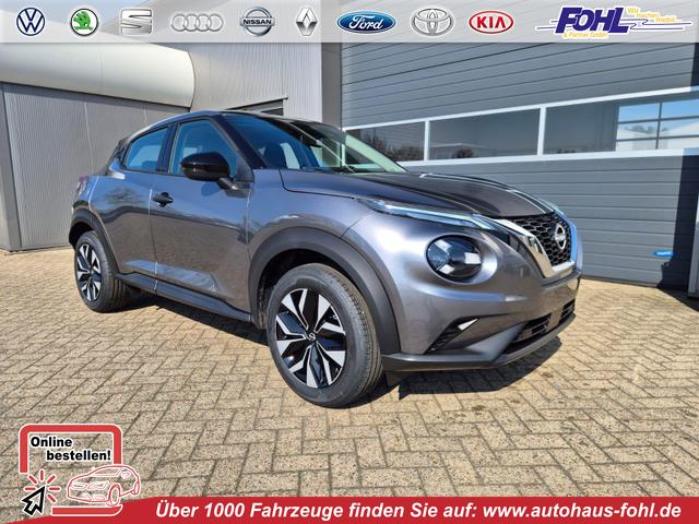 Nissan Juke - 1.0 DIG-T 114PS Acenta Klimaautomatik Sitzheizung R&uuml;ckf.Kamera Bluetooth Touchscreen wireless Apple CarPlay Android Auto