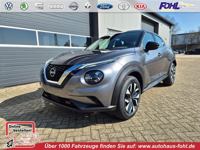 Nissan Juke - 1.0 DIG-T 114PS Acenta Klimaautomatik Sitzheizung R&uuml;ckf.Kamera Bluetooth Touchscreen wireless Apple CarPlay Android Auto