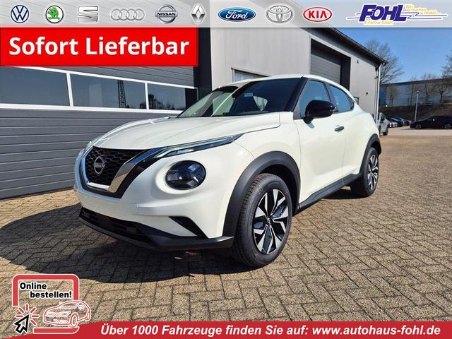 Nissan Juke - 1.0 DIG-T 114PS Acenta Klimaautomatik Sitzheizung R&uuml;ckf.Kamera Bluetooth Touchscreen wireless Apple CarPlay Android Auto