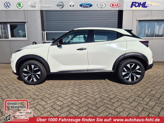 Nissan Juke - 1.0 DIG-T 114PS Acenta Klimaautomatik Sitzheizung R&uuml;ckf.Kamera Bluetooth Touchscreen wireless Apple CarPlay Android Auto