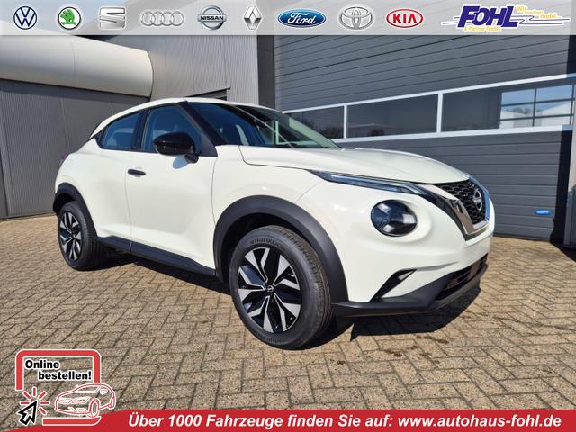 Nissan Juke - 1.0 DIG-T 114PS Acenta Klimaautomatik Sitzheizung R&uuml;ckf.Kamera Bluetooth Touchscreen wireless Apple CarPlay Android Auto
