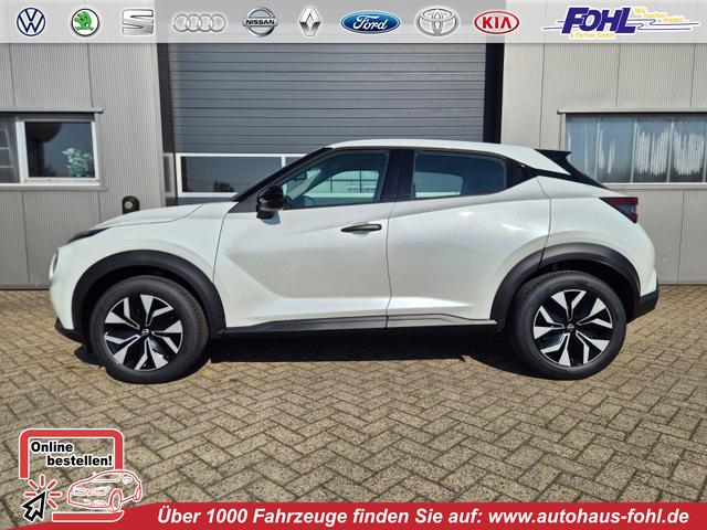 Nissan Juke - 1.0 DIG-T 114PS Acenta Klimaautomatik Sitzheizung R&uuml;ckf.Kamera Bluetooth Touchscreen wireless Apple CarPlay Android Auto