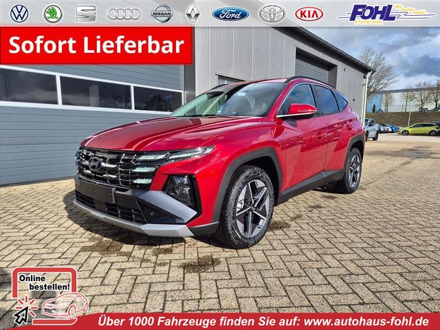 Hyundai TUCSON - Trend 1.6 T-GDI 150PS Automatik TZ 2026 Teil-Leder Sitzheizung v+h Lenkradheizung Klimaautomatik Navi Touchscreen DAB+ Apple CarPlay + Android Auto PDC R&uuml;ckf.-Kamera Matrix-LED-Scheinw.