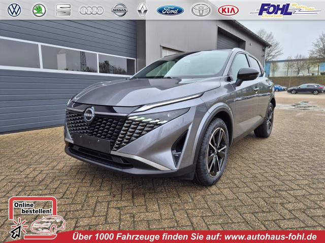 Nissan Qashqai - 1.3 DIG-T MHEV 158 PS X-Tronic Tekna Voll-Leder Klimaautomatik PanoGlasdach Sitzheizung Lenkradheizung Navi Head-Up Display elektr. Heckklappe ACC PDC v+h 360&deg;Kamera DAB Bluetooth Touchscreen Apple CarPlay Android Auto 19"LM