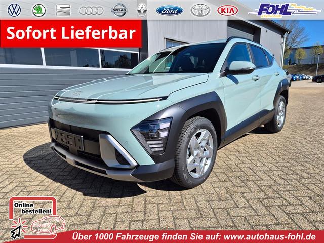 Hyundai KONA - Trend 1.6 T-GDI 150PS Automatik MY2026 Voll-LED-Projektionsscheinw. mit LED-Lichtband Sitzheizung v+h Lenkradheizung ACC Klimaautomatik Navi Touchscreen DAB+ Apple CarPlay + Android Auto PDC R&uuml;ckf.Kamera 2xKeyless 17-LM
