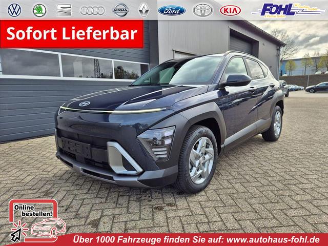 Hyundai KONA - Trend 1.6 T-GDI 150PS Automatik MY2026 Voll-LED-Projektionsscheinw. mit LED-Lichtband Sitzheizung v+h Lenkradheizung ACC Klimaautomatik Navi Touchscreen DAB+ Apple CarPlay + Android Auto PDC R&uuml;ckf.Kamera 2xKeyless 17-LM