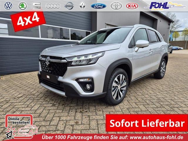 Suzuki S-Cross - Comfort+ 110PS MHEV 4x4 ALLGRIP 1.4 Boosterjet Teilleder Navi Klimaautomatik Sitzheizung ACC PDC v+h 4x Kamera Suzuki-Radio Apple CarPlay Android Auto Touchscreen 2xKeyless 17-LM