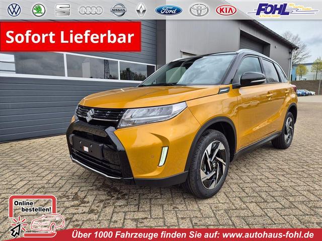 Suzuki Vitara - Comfort+ 110PS Automatik MHEV 1.4 Boosterjet Teilleder Navi Klimaautomatik Sitzheizung ACC PDC v+h R&uuml;ckf.Kamera Suzuki-Radio Apple CarPlay Android Auto Touchscreen 2xKeyless 17-LM