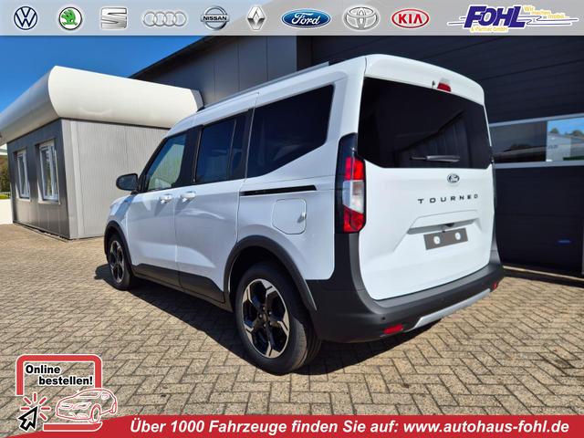 Ford Tourneo Courier - 1.0 EcoBoost 125PS Active Teil-Leder Sitzheizung Lenkradheizung Klimaautomatik PDC v+h R&uuml;ckf.-Kamera ACC TWA Frontscheibe beheizb. Ford-Navi SYNC4 Apple CarPlay + Android Auto