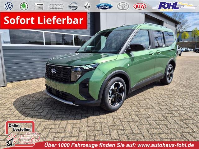 Ford Tourneo Courier - 1.0 EcoBoost 125PS Active Teil-Leder Sitzheizung Lenkradheizung Klimaautomatik PDC v+h R&uuml;ckf.-Kamera ACC TWA Frontscheibe beheizb. Ford-Navi SYNC4 Apple CarPlay + Android Auto