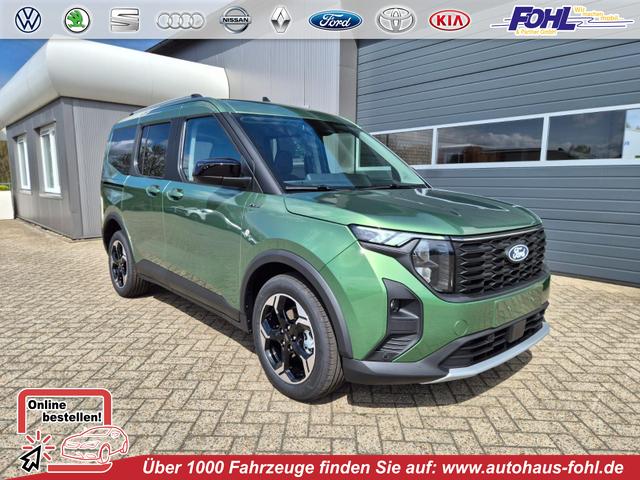 Ford Tourneo Courier - 1.0 EcoBoost 125PS Active Teil-Leder Sitzheizung Lenkradheizung Klimaautomatik PDC v+h R&uuml;ckf.-Kamera ACC TWA Frontscheibe beheizb. Ford-Navi SYNC4 Apple CarPlay + Android Auto
