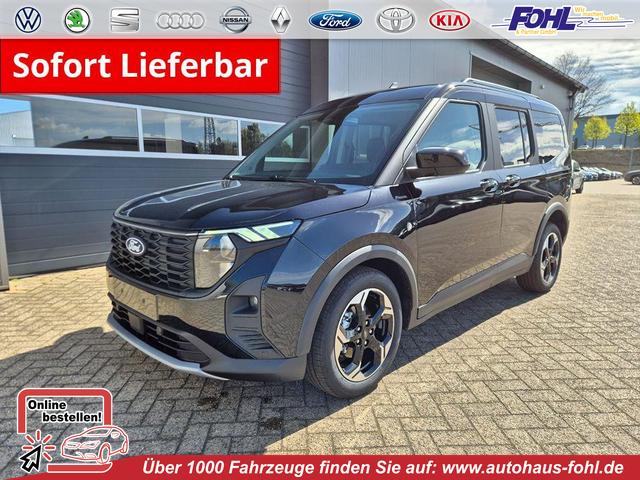 Ford Tourneo Courier - 1.0 EcoBoost 125PS Active Teil-Leder Sitzheizung Lenkradheizung Klimaautomatik PDC v+h R&uuml;ckf.-Kamera ACC TWA Frontscheibe beheizb. Ford-Navi SYNC4 Apple CarPlay + Android Auto