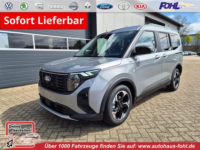 Ford Tourneo Courier - 1.0 EcoBoost 125PS Active Teil-Leder Sitzheizung Lenkradheizung Klimaautomatik PDC v+h R&uuml;ckf.-Kamera ACC TWA Frontscheibe beheizb. Ford-Navi SYNC4 Apple CarPlay + Android Auto