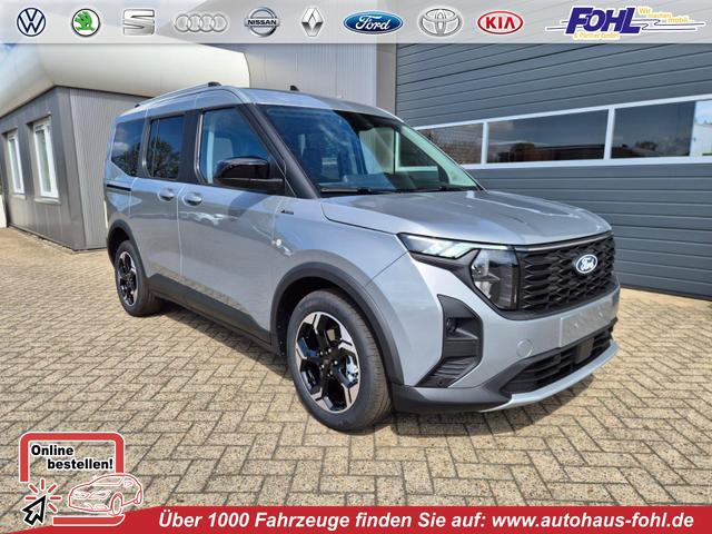 Ford Tourneo Courier - 1.0 EcoBoost 125PS Active Teil-Leder Sitzheizung Lenkradheizung Klimaautomatik PDC v+h R&uuml;ckf.-Kamera ACC TWA Frontscheibe beheizb. Ford-Navi SYNC4 Apple CarPlay + Android Auto