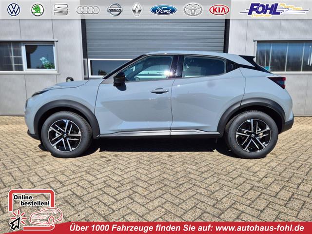 Nissan Juke - 1.0 DIG-T 114PS N-Connecta Sitzheizung Lenkradheizung Teil-Leder Klimaautomatik PDC v+h R&uuml;ckf.Kamera Bluetooth Touchscreen Apple CarPlay Android Auto 17"LM