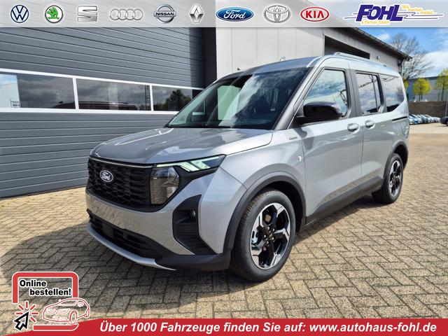 Ford Tourneo Courier - 1.0 EcoBoost 125PS Active Teil-Leder Sitzheizung Lenkradheizung Klimaautomatik PDC v+h R&uuml;ckf.-Kamera ACC TWA Frontscheibe beheizb. Ford-Navi SYNC4 Apple CarPlay + Android Auto