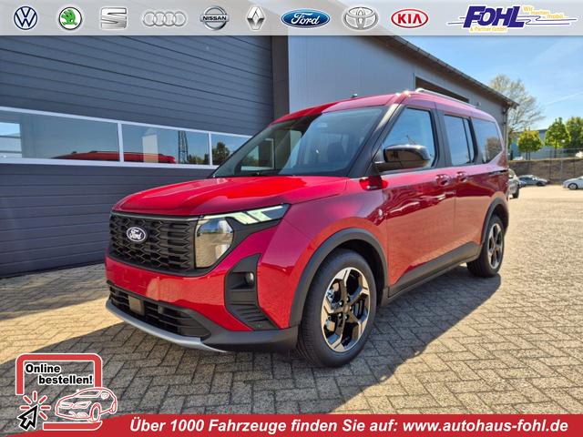 Ford Tourneo Courier - 1.0 EcoBoost 125PS Active Teil-Leder Sitzheizung Lenkradheizung Klimaautomatik PDC v+h R&uuml;ckf.-Kamera ACC TWA Frontscheibe beheizb. Ford-Navi SYNC4 Apple CarPlay + Android Auto