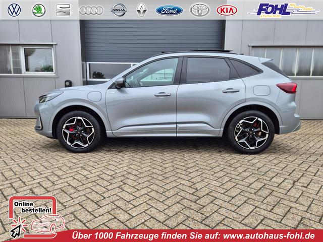 Ford Kuga - ST-Line X 243PS PHEV Automatik Matrix-LED schwenkb. AHK elektr. PanoDach Sitzheizung v+h Lenkradheizung Frontscheibe beheizb. Navi SYNC4 Apple CarPlay Android Auto Touchscreen PDC 4xKamera 2xKeyless B+O Sound 19"LM vollelektr. Reichweite 65KM