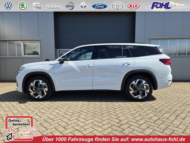 Skoda Kodiaq - Sportline 1.5 TSI 204PS PHEV DSG schwenkb. AHK elektr. PanoDach HUD Alcantara PDC v+h 360&deg;Kamera CANTON Sound Klimaautomatik Sitzheizung Lenkradheizung Navi Apple CarPlay Android Auto 2xKeyless 19"LM vollelektr. Reichweite 116KM