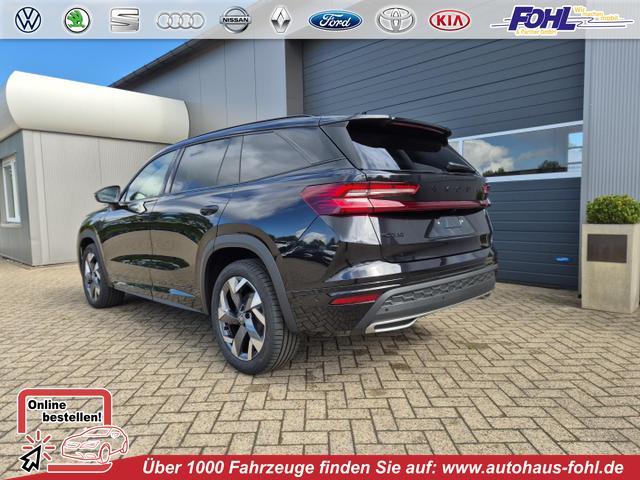 Skoda Kodiaq - Sportline 1.5 TSI 204PS PHEV DSG schwenkb. AHK elektr. PanoDach HUD Alcantara PDC v+h 360&deg;Kamera CANTON Sound Klimaautomatik Sitzheizung Lenkradheizung Navi Apple CarPlay Android Auto 2xKeyless 19"LM vollelektr. Reichweite 116KM