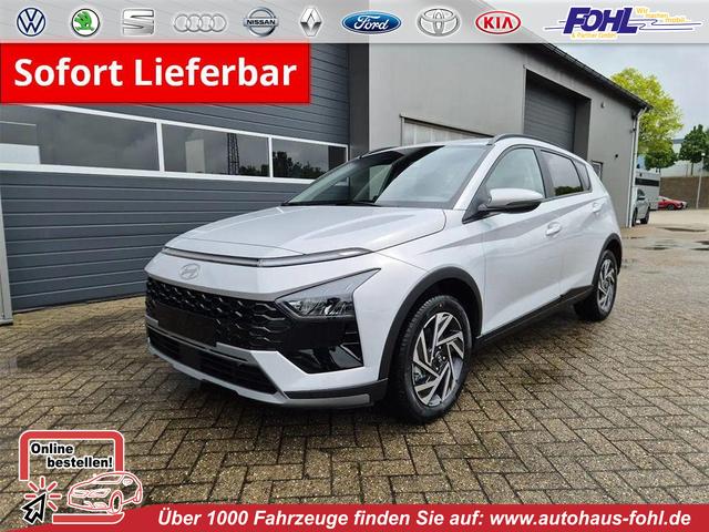 Hyundai BAYON - Trend 1.0 T-GDI 90PS Automatik Klimaautomatik R&uuml;ckf.Kamera Parksensoren Sitzheizung Lenkradheizung Bluetooth Touchscreen Tempomat Apple CarPlay + Android Auto 16"LM