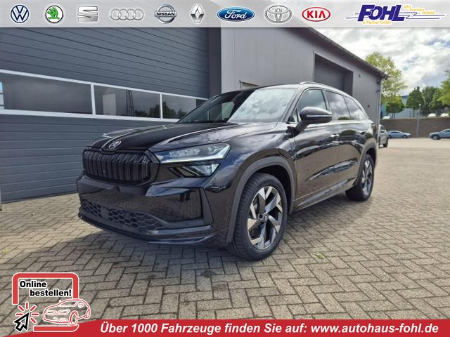 Skoda Kodiaq - Sportline 1.5 TSI 204PS PHEV DSG schwenkb. AHK elektr. PanoDach HUD Alcantara PDC v+h 360&deg;Kamera CANTON Sound Klimaautomatik Sitzheizung Lenkradheizung Navi Apple CarPlay Android Auto 2xKeyless 19"LM vollelektr. Reichweite 116KM