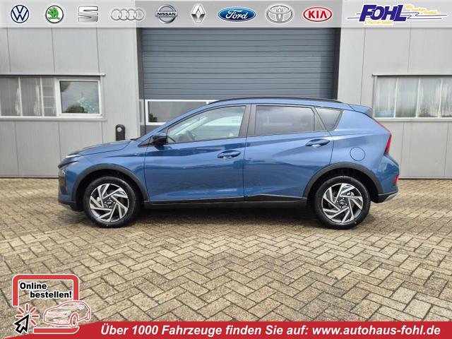 Hyundai BAYON - Trend 1.0 T-GDI 90PS Klimaautomatik R&uuml;ckf.Kamera Parksensoren Sitzheizung Lenkradheizung Bluetooth Touchscreen Tempomat Apple CarPlay + Android Auto 16"LM