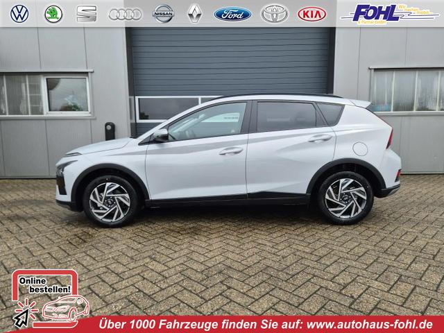 Hyundai BAYON - Trend 1.0 T-GDI 90PS Klimaautomatik R&uuml;ckf.Kamera Parksensoren Sitzheizung Lenkradheizung Bluetooth Touchscreen Tempomat Apple CarPlay + Android Auto 16"LM
