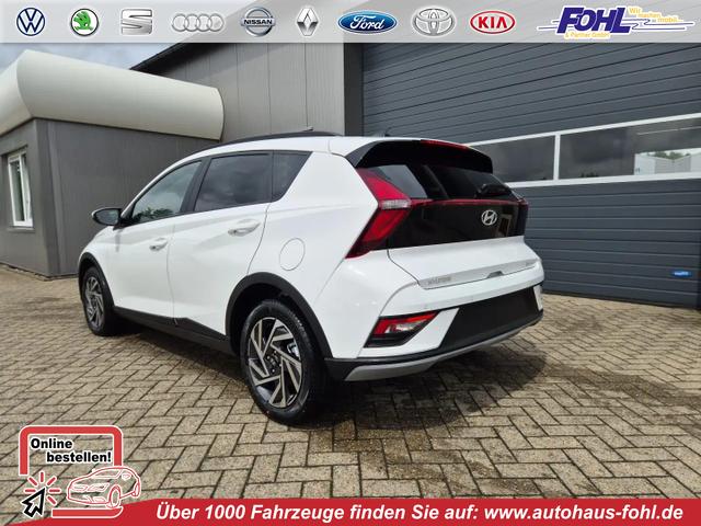 Hyundai BAYON - Trend 1.0 T-GDI 90PS Klimaautomatik R&uuml;ckf.Kamera Parksensoren Sitzheizung Lenkradheizung Bluetooth Touchscreen Tempomat Apple CarPlay + Android Auto 16"LM