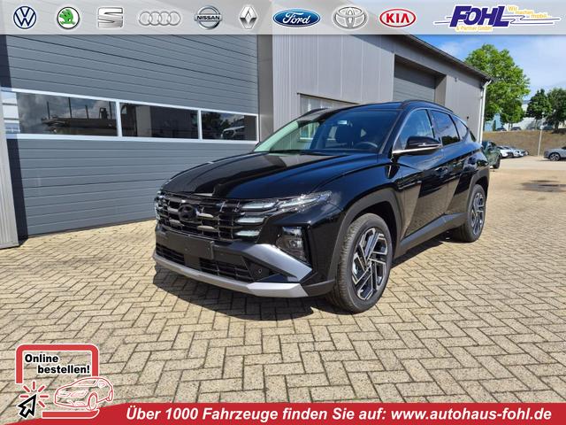 Hyundai TUCSON - Trend 1.6 T-GDI 288PS Automatik PHEV Krell-Sound Teill-Leder elektr. Heckklappe ACC Klimaautomatik Sitzheizung Lenkrandheizung Navi PDC v+h R&uuml;ckf.Kamera Apple CarPlay + Android Auto 2xKeyless 19-LM vollelektr. Reichweite 68KM