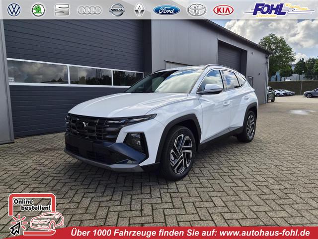 Hyundai TUCSON - Trend 1.6 T-GDI 288PS Automatik PHEV Krell-Sound Teill-Leder elektr. Heckklappe ACC Klimaautomatik Sitzheizung Lenkrandheizung Navi PDC v+h R&uuml;ckf.Kamera Apple CarPlay + Android Auto 2xKeyless 19-LM vollelektr. Reichweite 68KM