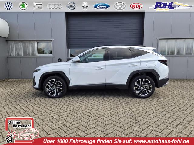Hyundai TUCSON - Trend 1.6 T-GDI 288PS Automatik PHEV Krell-Sound Teill-Leder elektr. Heckklappe ACC Klimaautomatik Sitzheizung Lenkrandheizung Navi PDC v+h R&uuml;ckf.Kamera Apple CarPlay + Android Auto 2xKeyless 19-LM vollelektr. Reichweite 68KM
