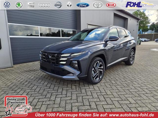 Hyundai TUCSON - Trend 1.6 T-GDI 288PS Automatik PHEV Krell-Sound Teill-Leder elektr. Heckklappe ACC Klimaautomatik Sitzheizung Lenkrandheizung Navi PDC v+h R&uuml;ckf.Kamera Apple CarPlay + Android Auto 2xKeyless 19-LM vollelektr. Reichweite 68KM