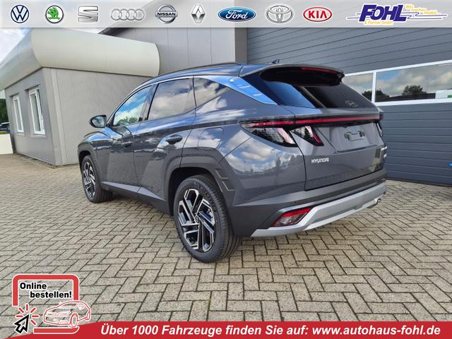 Hyundai TUCSON - Trend 1.6 T-GDI 288PS Automatik PHEV Krell-Sound Teill-Leder elektr. Heckklappe ACC Klimaautomatik Sitzheizung Lenkrandheizung Navi PDC v+h R&uuml;ckf.Kamera Apple CarPlay + Android Auto 2xKeyless 19-LM vollelektr. Reichweite 68KM