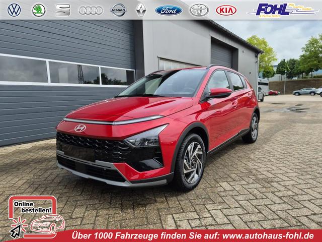 Hyundai BAYON - Trend 1.0 T-GDI 90PS Klimaautomatik R&uuml;ckf.Kamera Parksensoren Sitzheizung Lenkradheizung Bluetooth Touchscreen Tempomat Apple CarPlay + Android Auto 16"LM