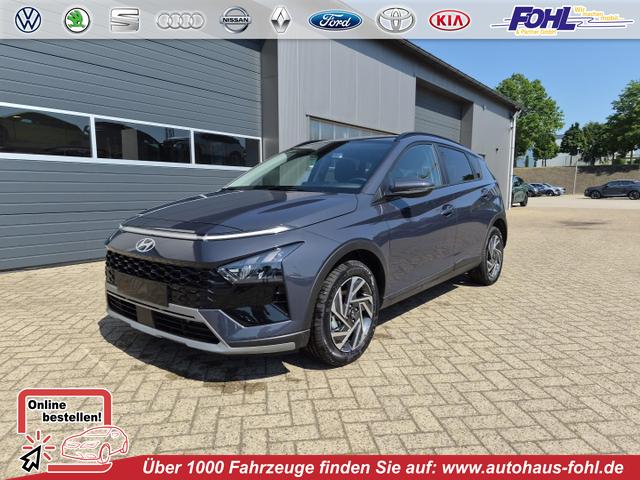 Hyundai BAYON - Trend 1.0 T-GDI 90PS Automatik Klimaautomatik R&uuml;ckf.Kamera Parksensoren Sitzheizung Lenkradheizung Bluetooth Touchscreen Tempomat Apple CarPlay + Android Auto 16"LM