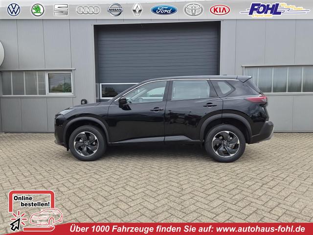 Nissan X-Trail - Acenta 1.5 MHEV 163PS Automatik Sitzheizung v+h Lenkradheizung Frontscheibe beheizb. Klimaautomatik R&uuml;ckf.Kamera Bluetooth Touchscreen Apple CarPlay Android Auto PDC 2x Keyless 18"LM