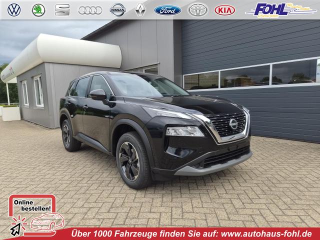 Nissan X-Trail - Acenta 1.5 MHEV 163PS Automatik Sitzheizung v+h Lenkradheizung Frontscheibe beheizb. Klimaautomatik R&uuml;ckf.Kamera Bluetooth Touchscreen Apple CarPlay Android Auto PDC 2x Keyless 18"LM