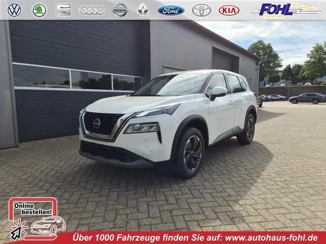 Nissan X-Trail - Acenta 1.5 MHEV 163PS Automatik Sitzheizung v+h Lenkradheizung Frontscheibe beheizb. Klimaautomatik R&uuml;ckf.Kamera Bluetooth Touchscreen Apple CarPlay Android Auto PDC 2x Keyless 18"LM