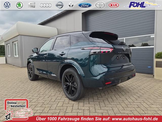 Nissan Qashqai - 1.3 DIG-T MHEV 158 PS X-Tronic N-Design PanoDach Teil-Leder Klimaautomatik Sitzheizung Lenkradheizung Navi ACC PDC v+h 360&deg;Kamera DAB Bluetooth Touchscreen Apple CarPlay Android Auto 19"Zoll