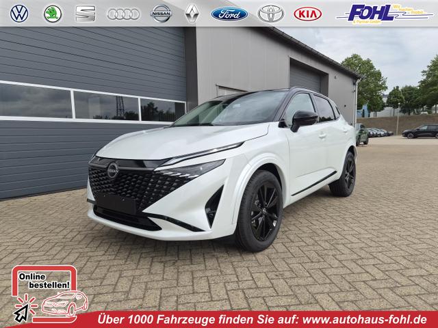 Nissan Qashqai - 1.3 DIG-T MHEV 158 PS X-Tronic N-Design PanoDach Teil-Leder Klimaautomatik Sitzheizung Lenkradheizung Navi ACC PDC v+h 360&deg;Kamera DAB Bluetooth Touchscreen Apple CarPlay Android Auto 19"Zoll