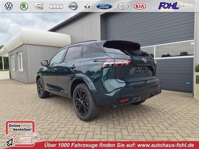Nissan Qashqai - 1.3 DIG-T MHEV 158 PS X-Tronic N-Design Head-Up Display Teil-Leder Klimaautomatik Sitzheizung Lenkradheizung Navi elektr. Heckklappe ACC PDC v+h 360&deg;Kamera DAB Bluetooth Touchscreen Apple CarPlay Android Auto 19"Zoll