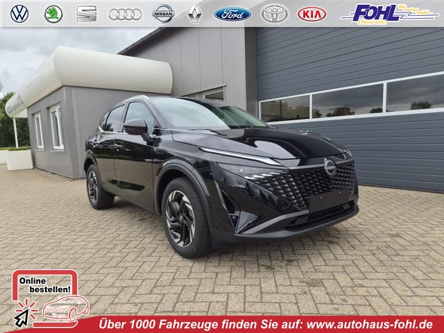 Nissan Qashqai - 1.3 DIG-T MHEV 158 PS X-Tronic N-Connecta Teil-Leder PanoGlasdach Klimaautomatik Sitzheizung Lenkradheizung Navi ACC PDC v+h 360&deg;Kamera DAB Bluetooth Touchscreen Apple CarPlay Android Auto 18"LM