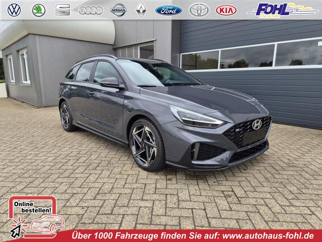 Hyundai i30 Kombi - 1.6 T-GDI 150PS Automatik N-Line Sitzheizung Lenkradheizung Klimaautomatik Navi 10,3"-Touchscreen Bluelink Apple CarPlay + Android Auto PDC v+h R&uuml;ckf.Kamera 18-LM