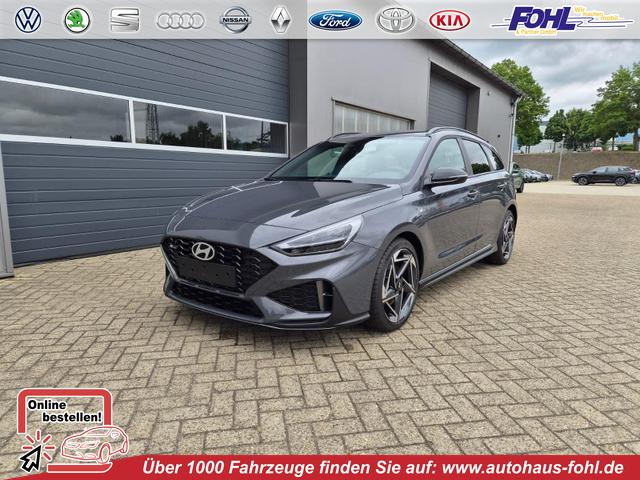 Hyundai i30 Kombi - 1.6 T-GDI 150PS Automatik N-Line Sitzheizung Lenkradheizung Klimaautomatik Navi 10,3"-Touchscreen Bluelink Apple CarPlay + Android Auto PDC v+h R&uuml;ckf.Kamera 18-LM