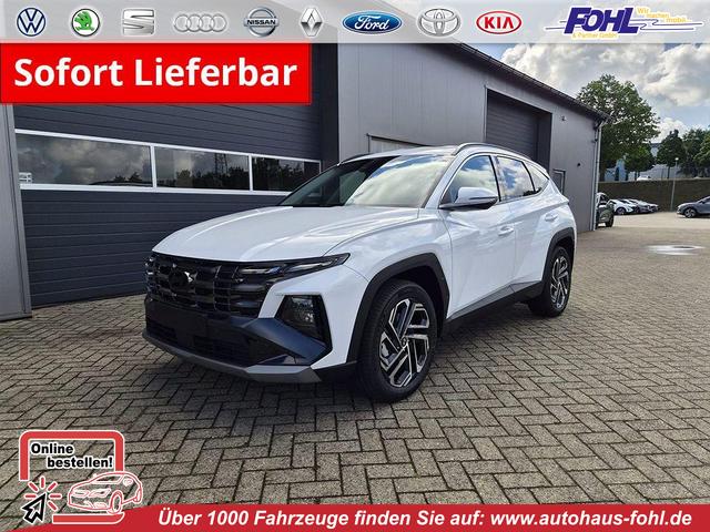 Hyundai TUCSON - Trend 1.6 T-GDI 288PS Automatik PHEV Krell-Sound Teill-Leder elektr. Heckklappe ACC Klimaautomatik Sitzheizung Lenkrandheizung Navi PDC v+h R&uuml;ckf.Kamera Apple CarPlay + Android Auto 2xKeyless 19-LM vollelektr. Reichweite 68KM