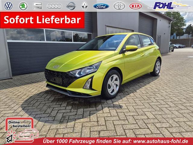 Hyundai i20 - 1.0 T-GDI 90PS 5-t&uuml;rig Sitzheizung Lenkradheizung R&uuml;ckf.Kamera PDC Klima Apple CarPlay Android Auto Tempomat Touchscreen